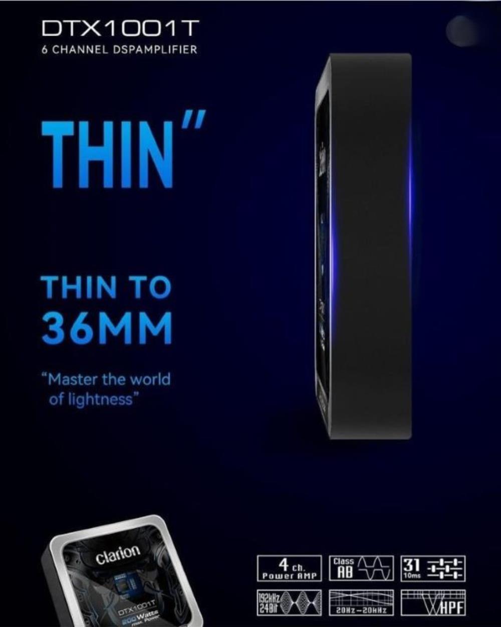 Beta Elektronik - CLARİON DTX1001T 6 KANAL  DSP AMPLİFİKATÖR