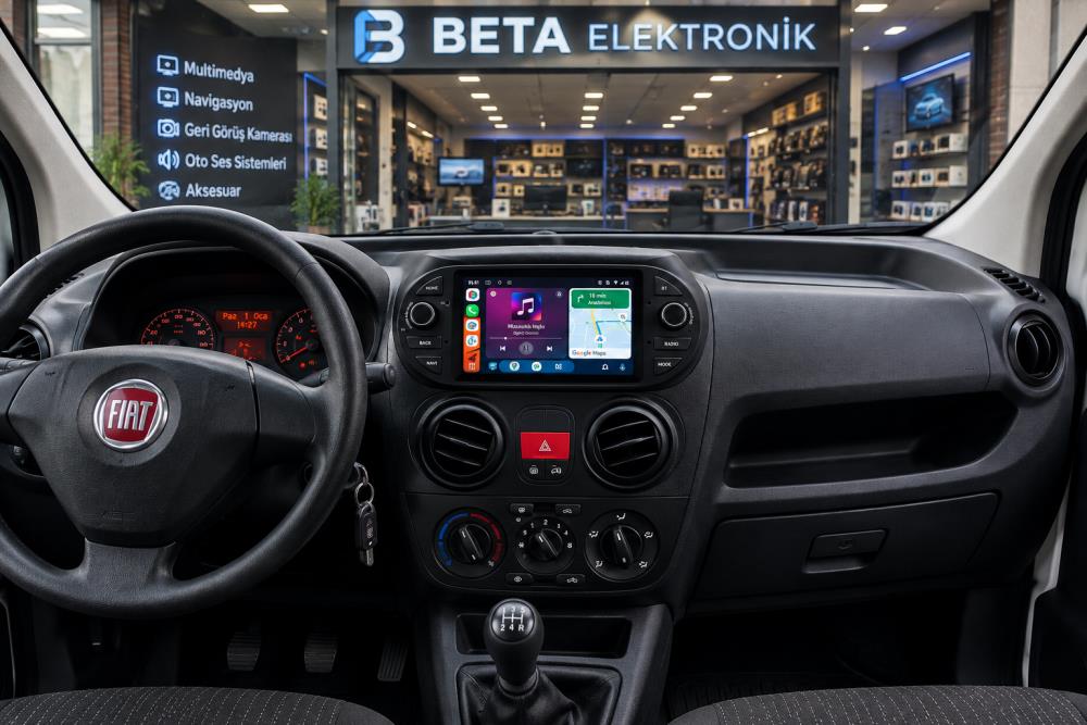 Beta Elektronik - FİAT FİORİNO ANDROİD ORJİNAL MULTİMEDYA CİHAZI