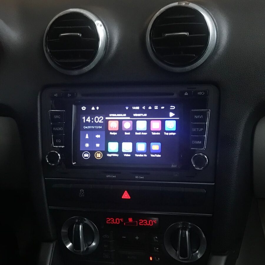 Audi A3 Navimex Android Multimedya Menü Ekranı