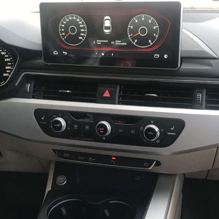 Audi A4 Evervox Android Multimedya Araç Bilgi Ekranı