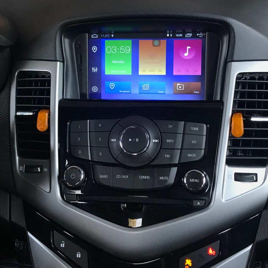 Chevrolet Cruze Navimex Android Multimedya Menü Ekranı