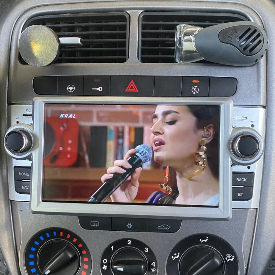 Fiat Punto Newfron NF-F2AS Android Multimedya Tv İzleme Ekranı