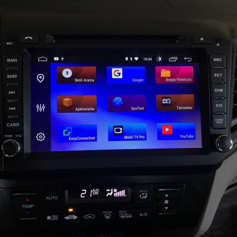 Honda Civic Navix MT-N828QDSP Android 10 Multimedya Menü Ekranı