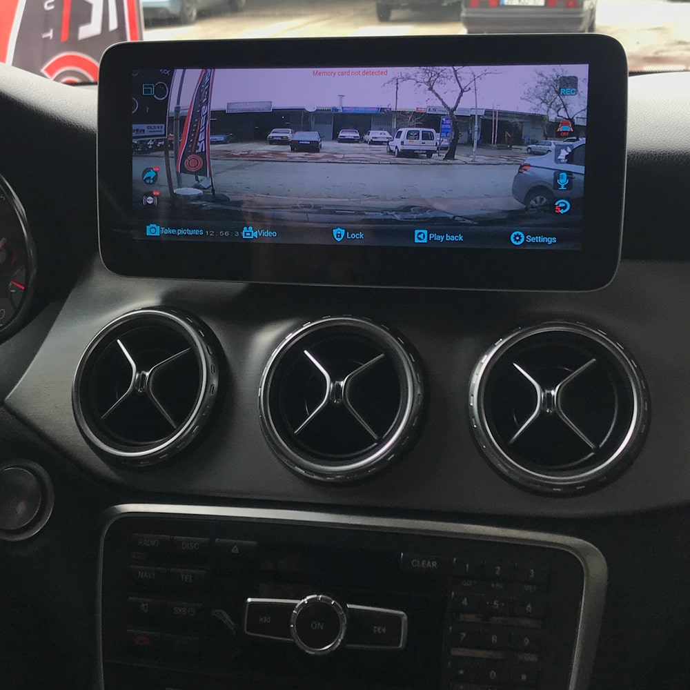 Mercedes GLA 180 Everox EVR-5356 Android Multimedya Ön Kayıt Kamerası