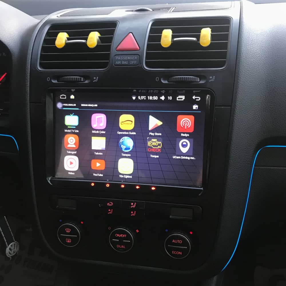 Volkswagen Golf Navera Android Multimedya Sistemi