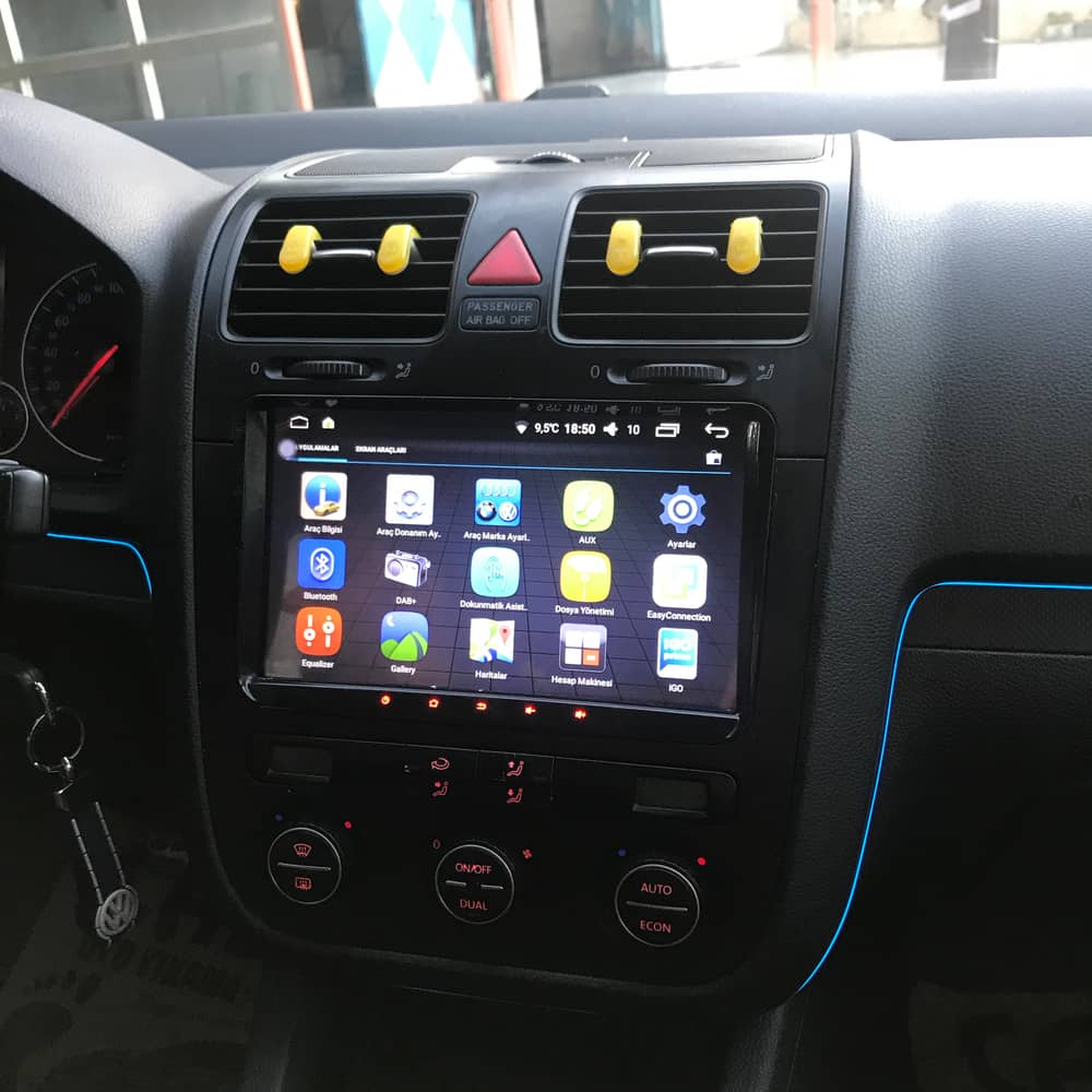 Volkswagen Golf Navera Android Multimedya Sistemleri