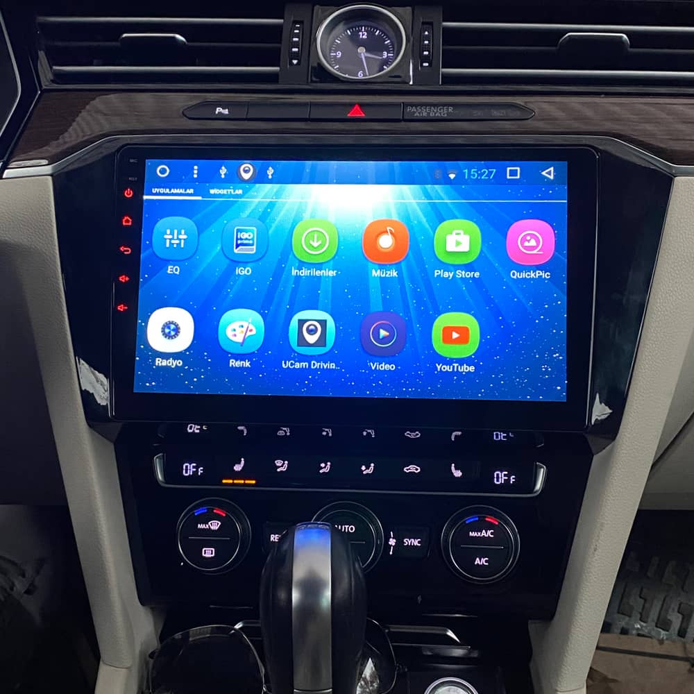 Volkswagen Passat Android 10 Multimedya Menü Ekranı